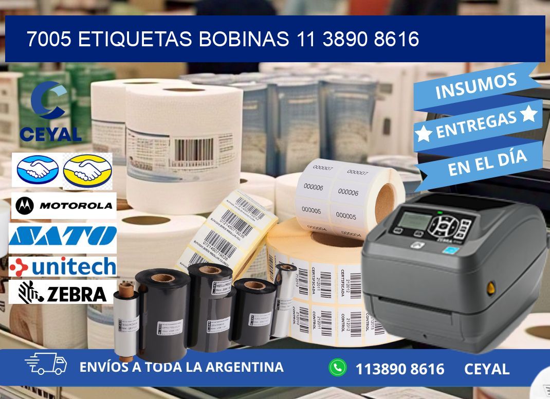 7005 ETIQUETAS BOBINAS 11 3890 8616