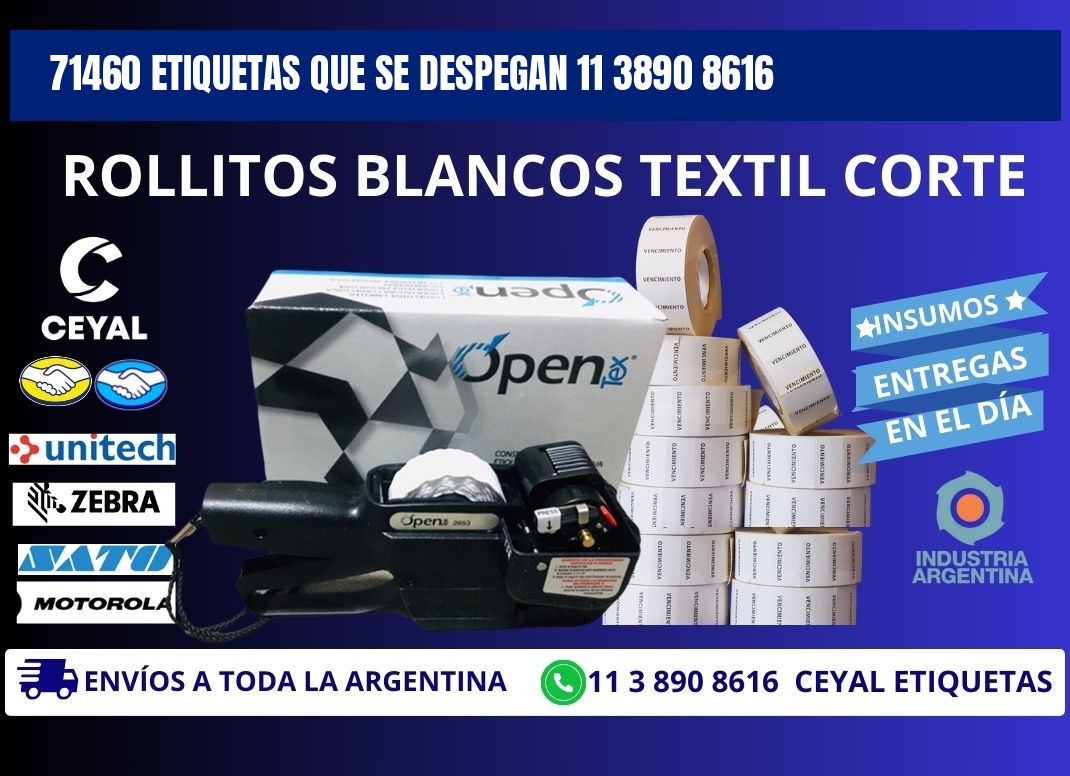71460 ETIQUETAS QUE SE DESPEGAN 11 3890 8616