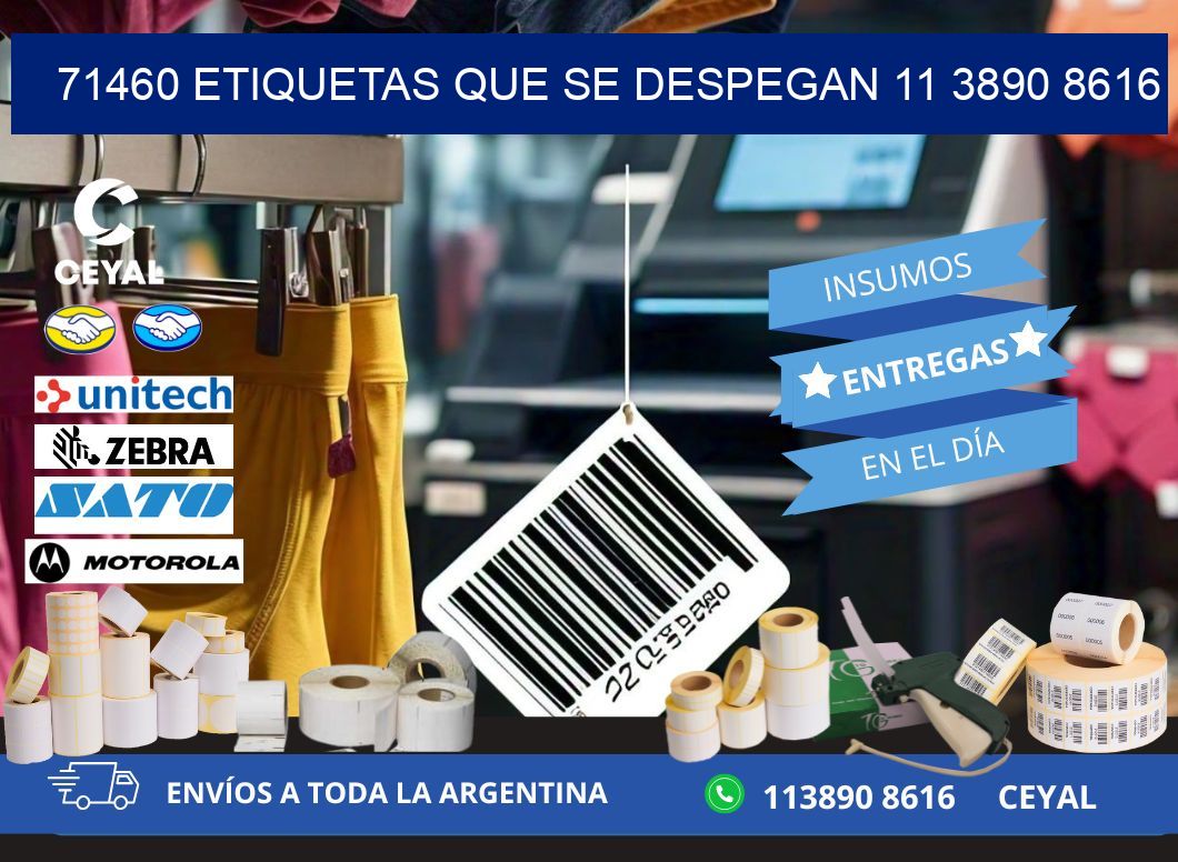 71460 ETIQUETAS QUE SE DESPEGAN 11 3890 8616