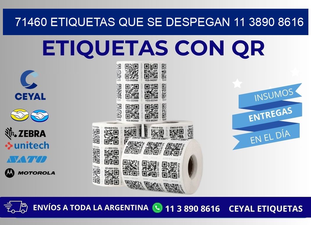 71460 ETIQUETAS QUE SE DESPEGAN 11 3890 8616