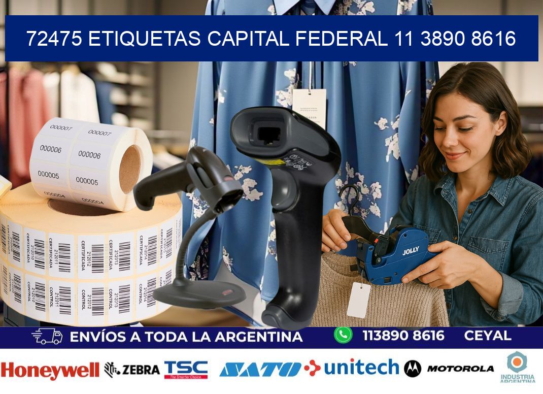72475 ETIQUETAS CAPITAL FEDERAL 11 3890 8616