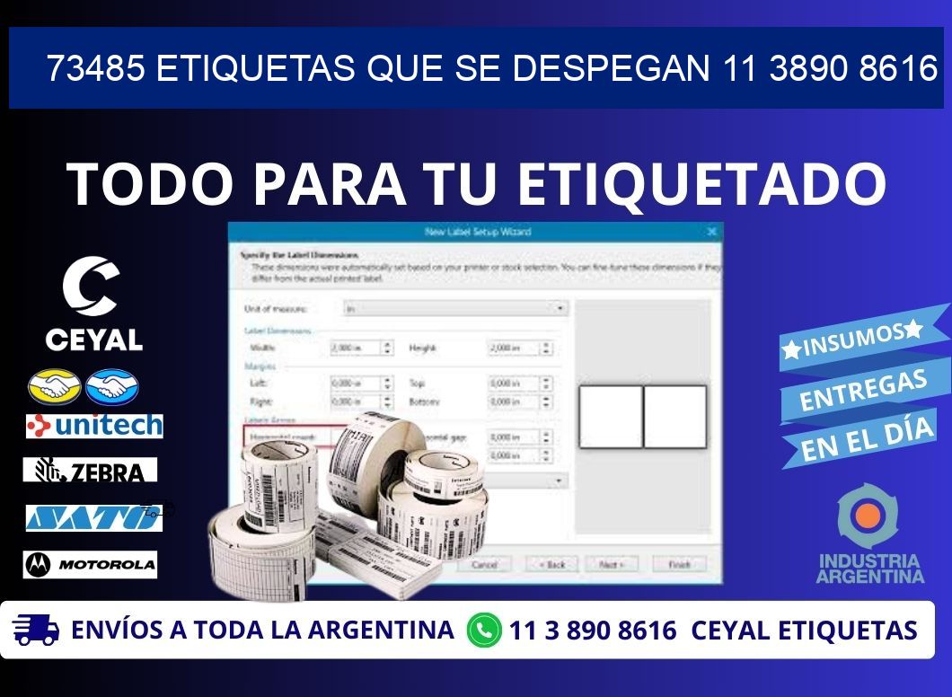 73485 ETIQUETAS QUE SE DESPEGAN 11 3890 8616