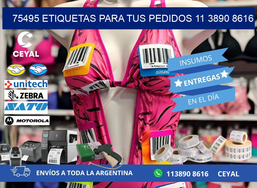 75495 ETIQUETAS PARA TUS PEDIDOS 11 3890 8616