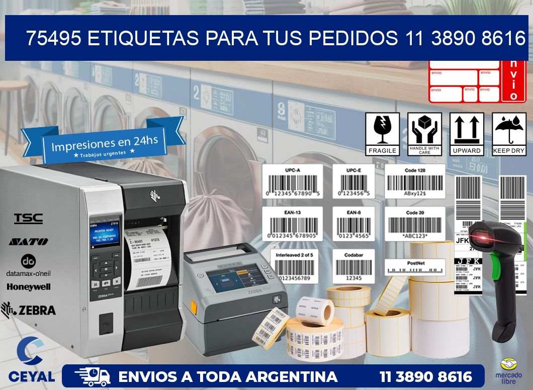 75495 ETIQUETAS PARA TUS PEDIDOS 11 3890 8616