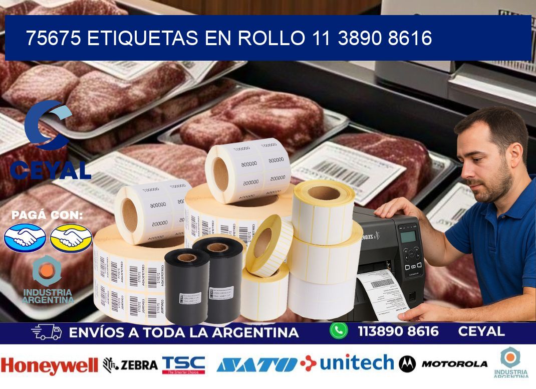 75675 ETIQUETAS EN ROLLO 11 3890 8616