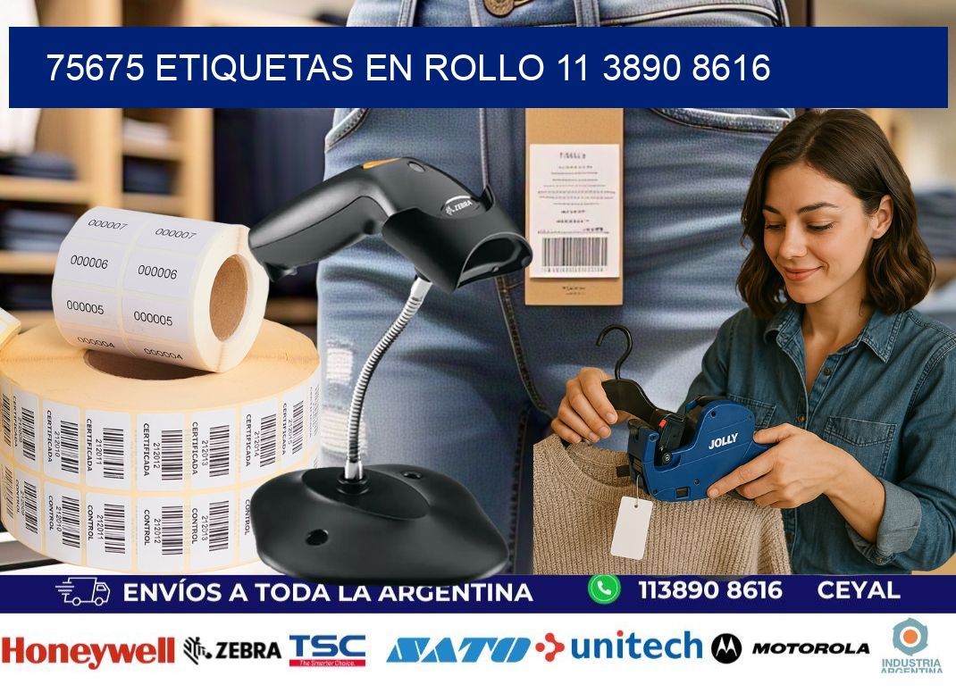 75675 ETIQUETAS EN ROLLO 11 3890 8616