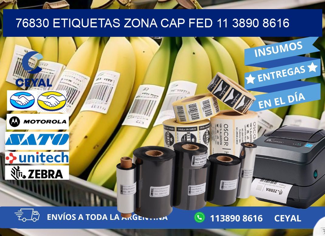 76830 ETIQUETAS ZONA CAP FED 11 3890 8616