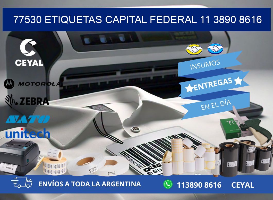 77530 ETIQUETAS CAPITAL FEDERAL 11 3890 8616