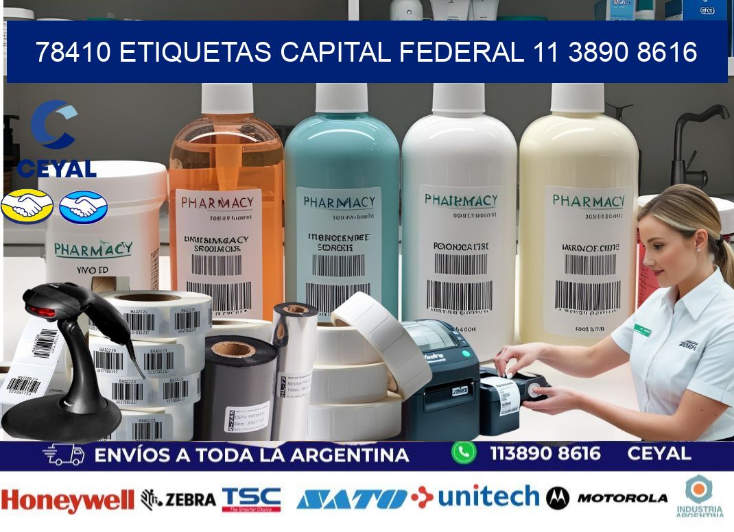 78410 ETIQUETAS CAPITAL FEDERAL 11 3890 8616