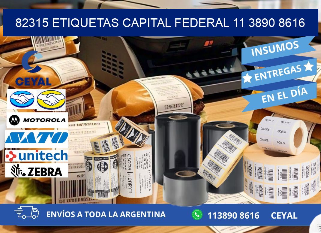 82315 ETIQUETAS CAPITAL FEDERAL 11 3890 8616