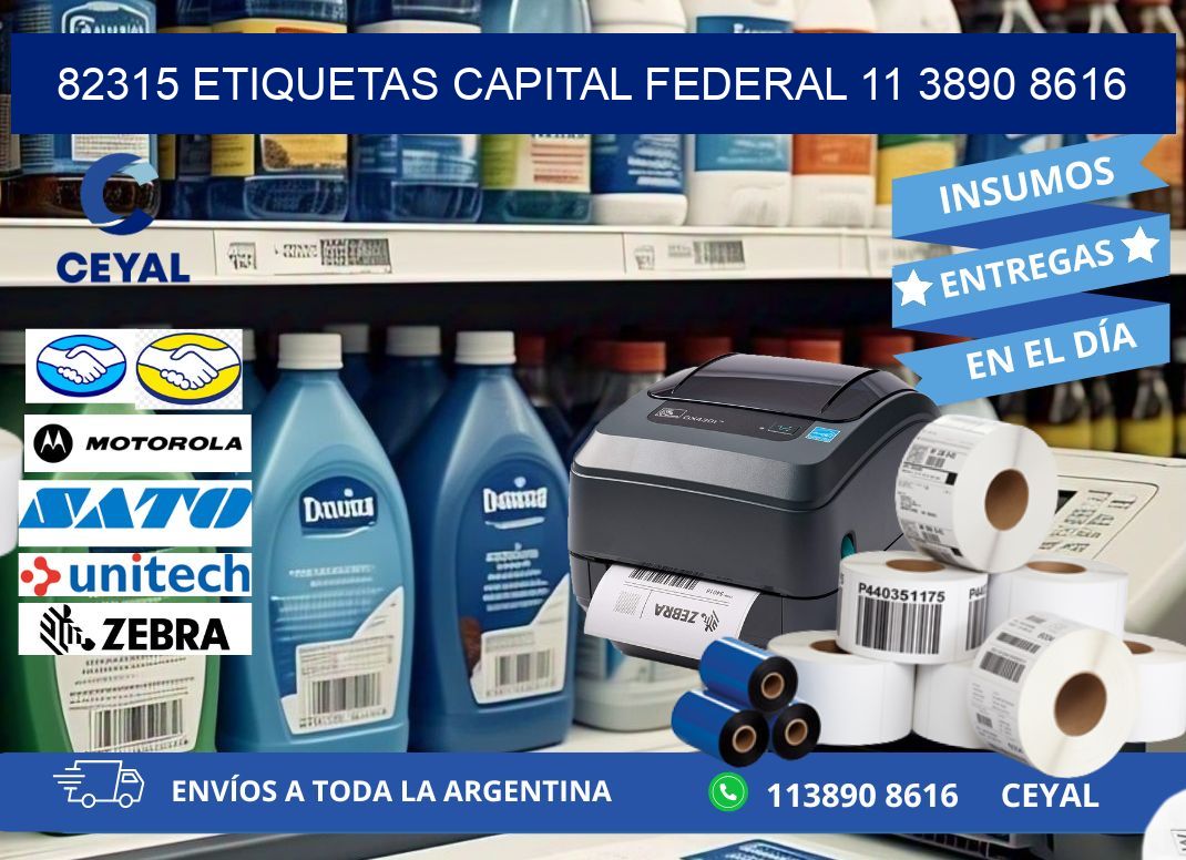 82315 ETIQUETAS CAPITAL FEDERAL 11 3890 8616