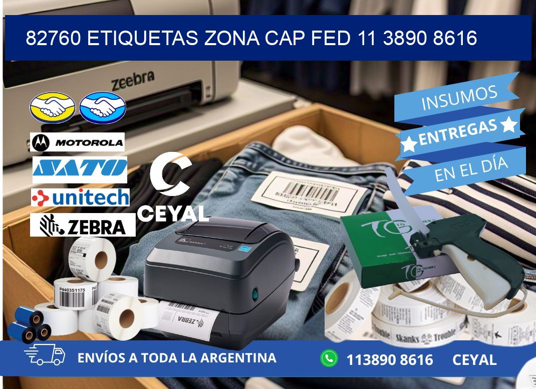 82760 ETIQUETAS ZONA CAP FED 11 3890 8616