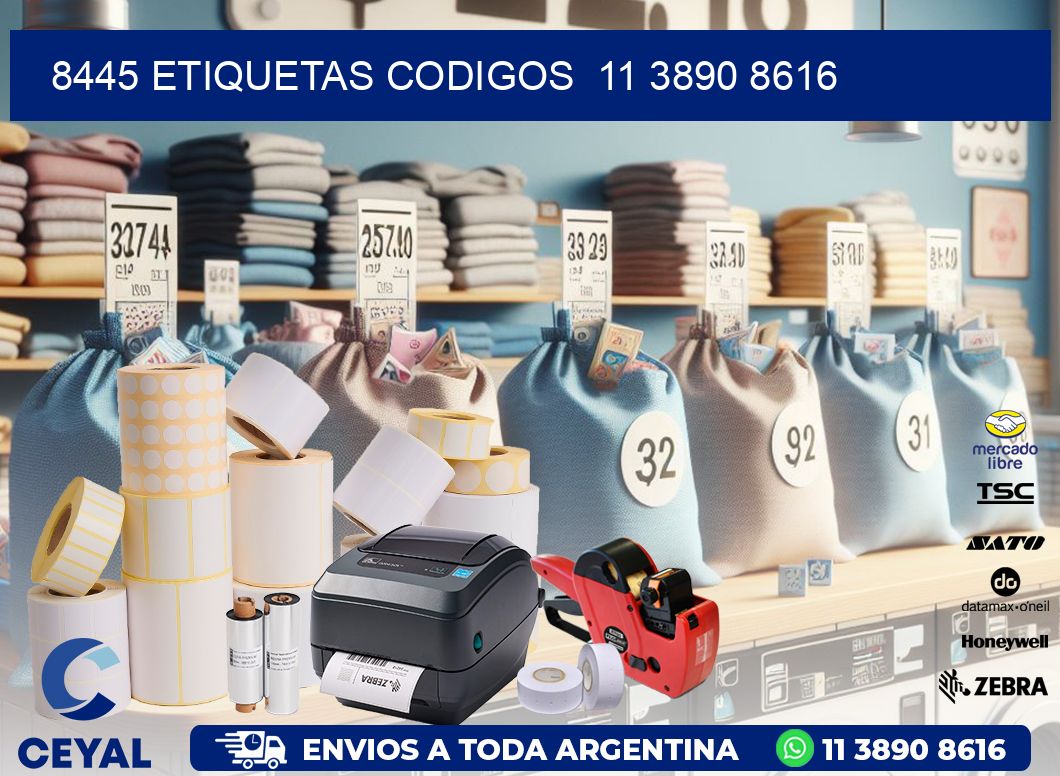8445 ETIQUETAS CODIGOS 11 3890 8616