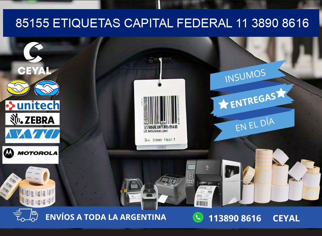 85155 ETIQUETAS CAPITAL FEDERAL 11 3890 8616