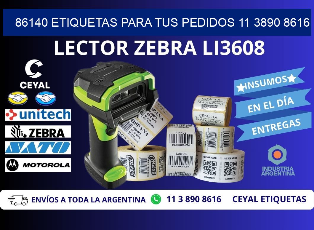 86140 ETIQUETAS PARA TUS PEDIDOS 11 3890 8616