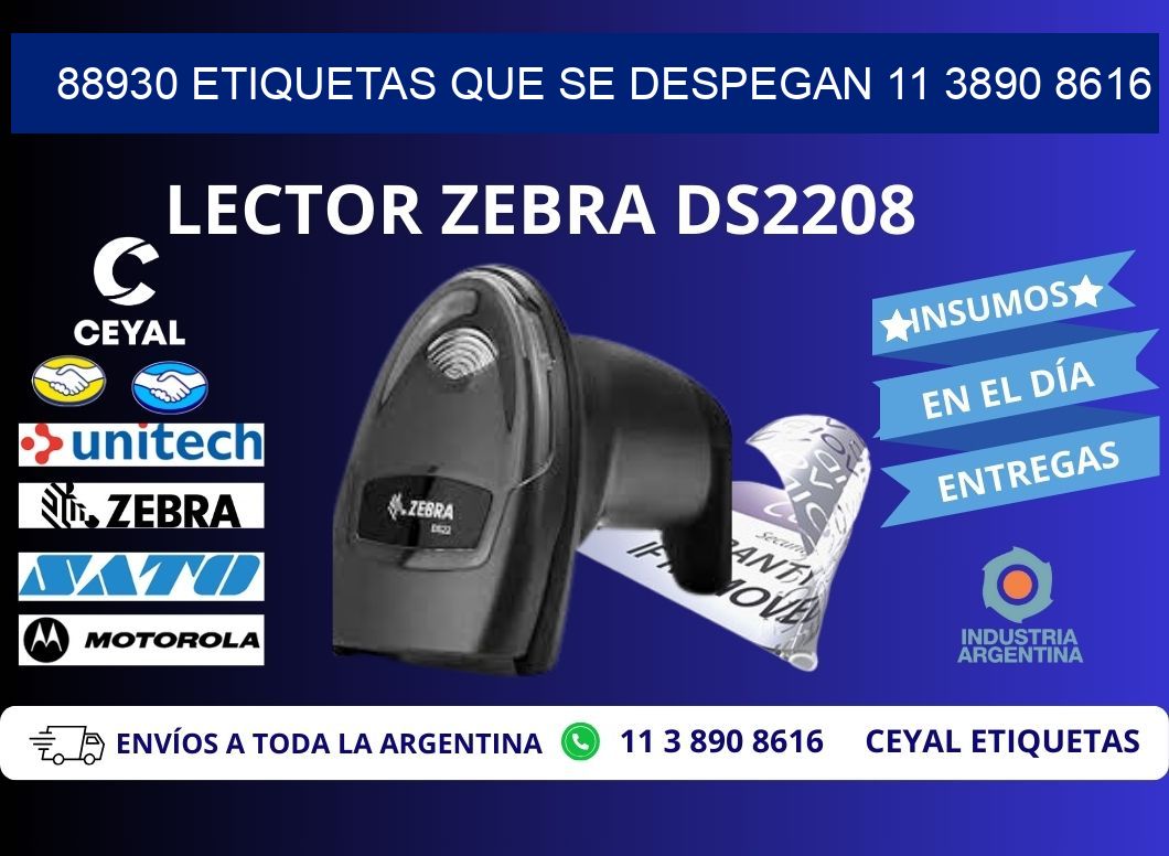 88930 ETIQUETAS QUE SE DESPEGAN 11 3890 8616