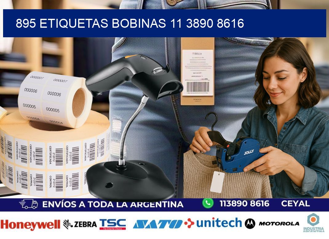 895 ETIQUETAS BOBINAS 11 3890 8616