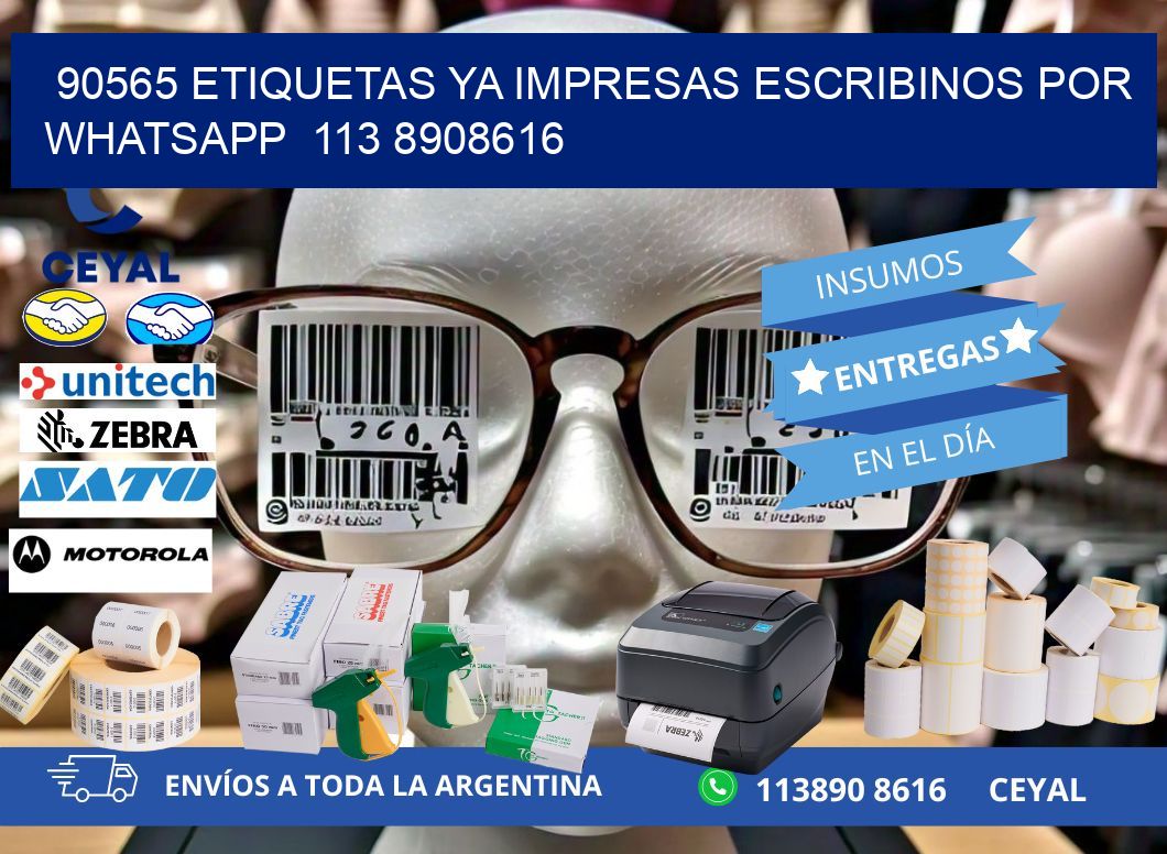 90565 ETIQUETAS YA IMPRESAS ESCRIBINOS POR WHATSAPP 113 8908616