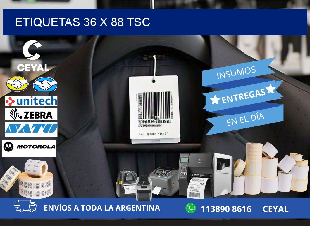 ETIQUETAS 36 x 88 TSC