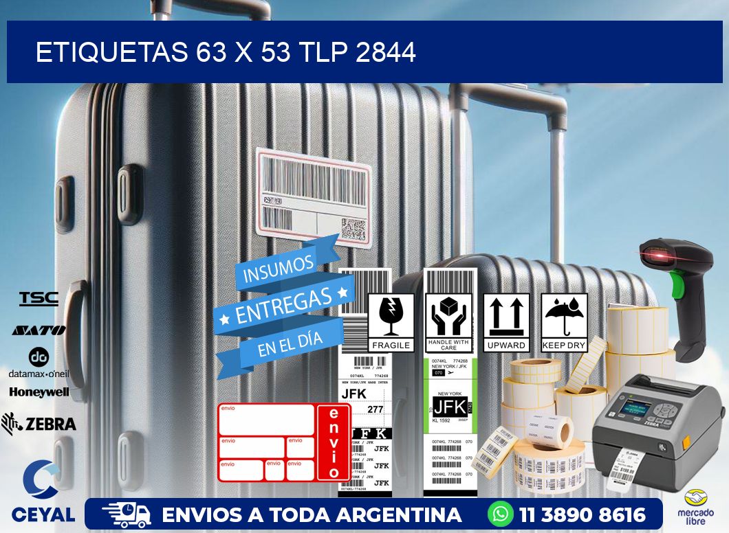 ETIQUETAS 63 x 53 TLP 2844