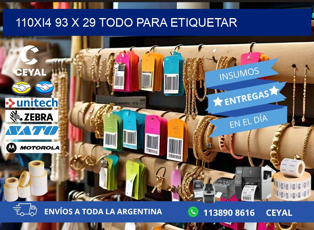 110Xi4 93 x 29 TODO PARA ETIQUETAR