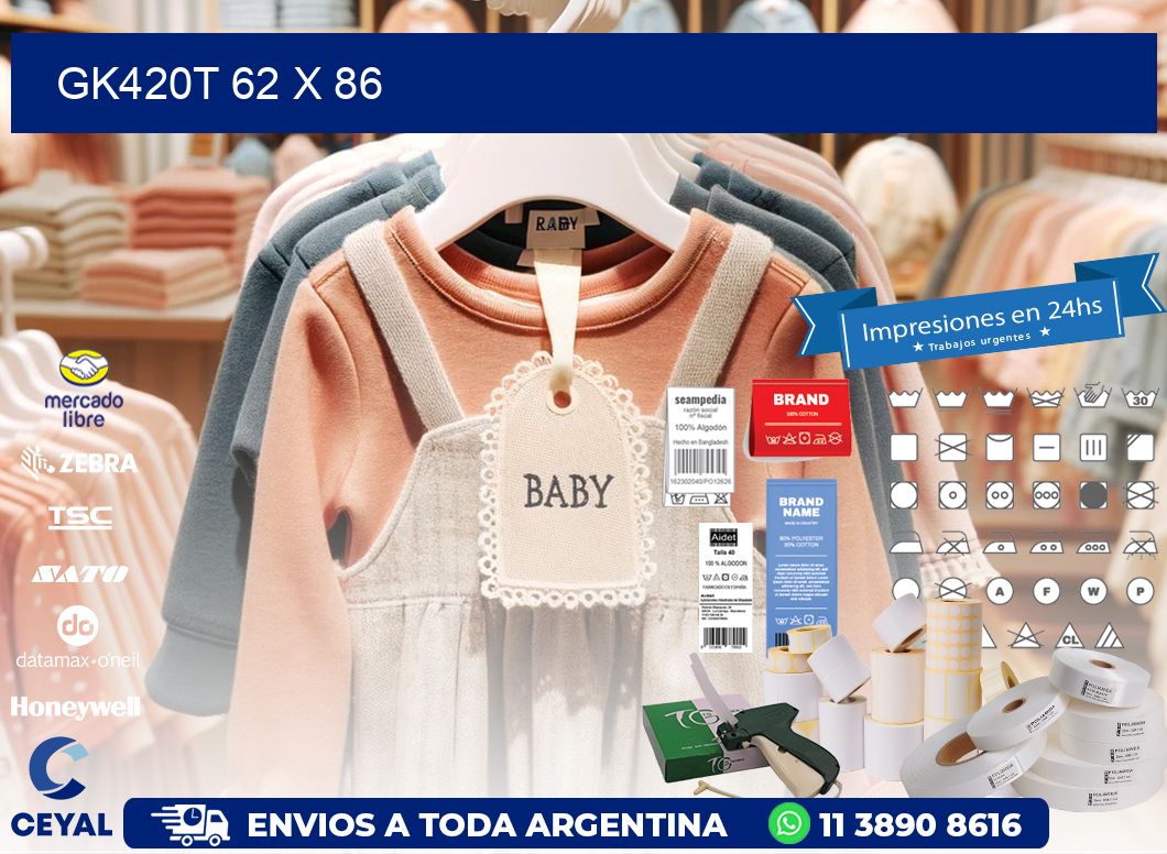 GK420T 62 x 86