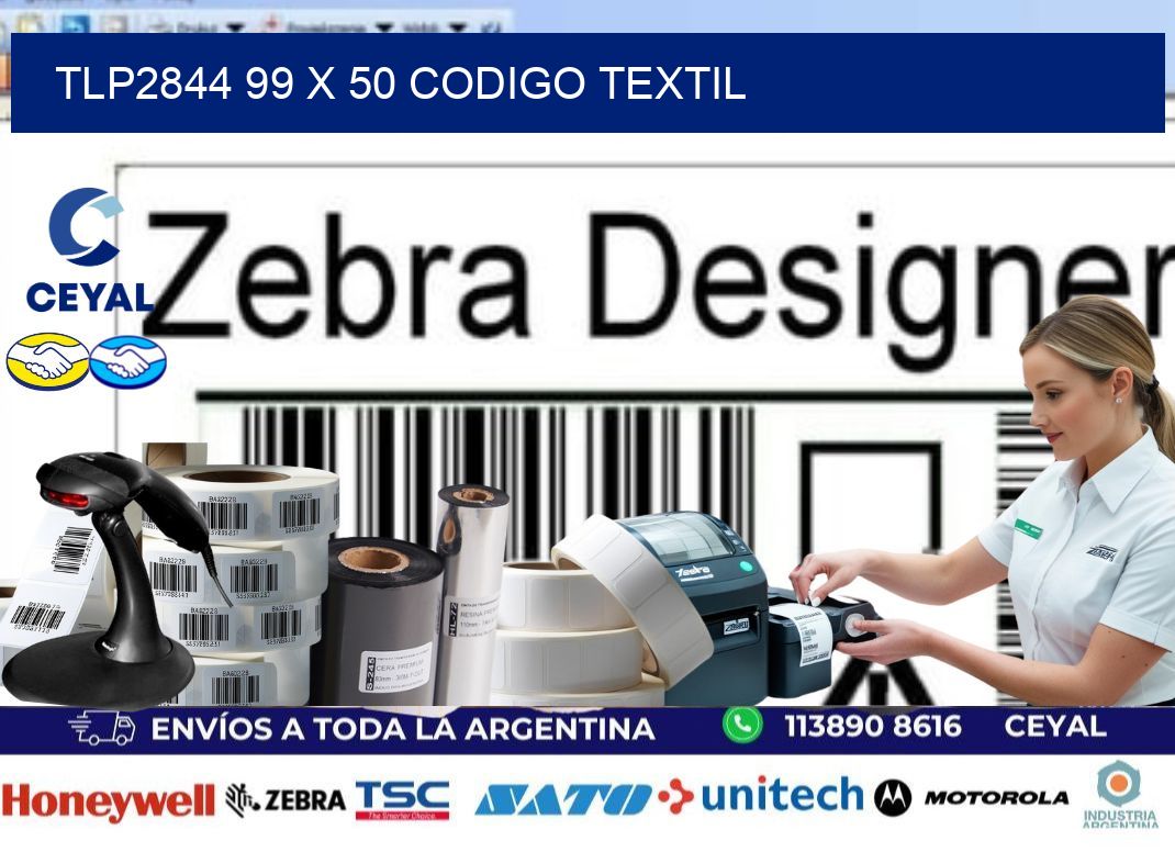 TLP2844 99 x 50 CODIGO TEXTIL