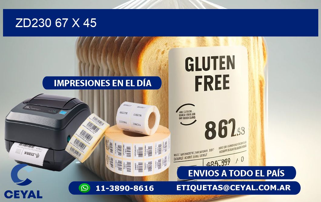 ZD230 67 x 45