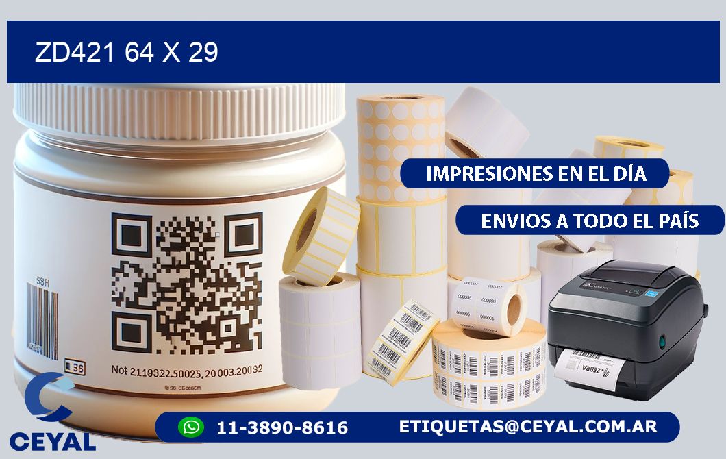 ZD421 64 x 29