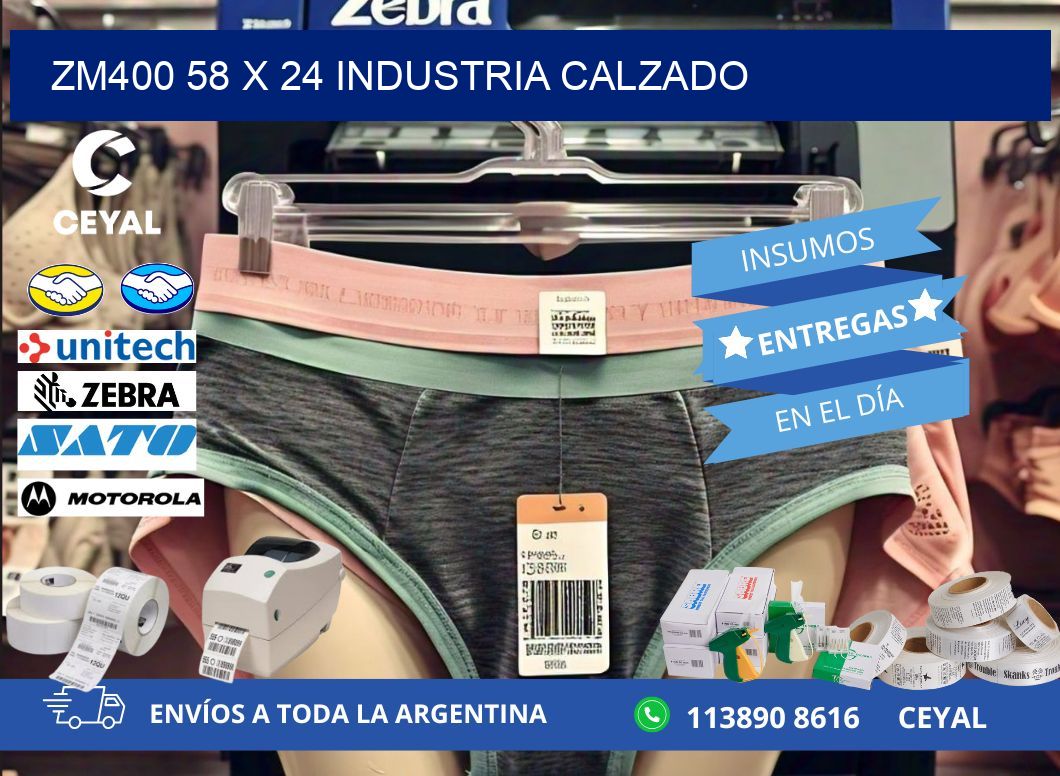 ZM400 58 x 24 INDUSTRIA CALZADO