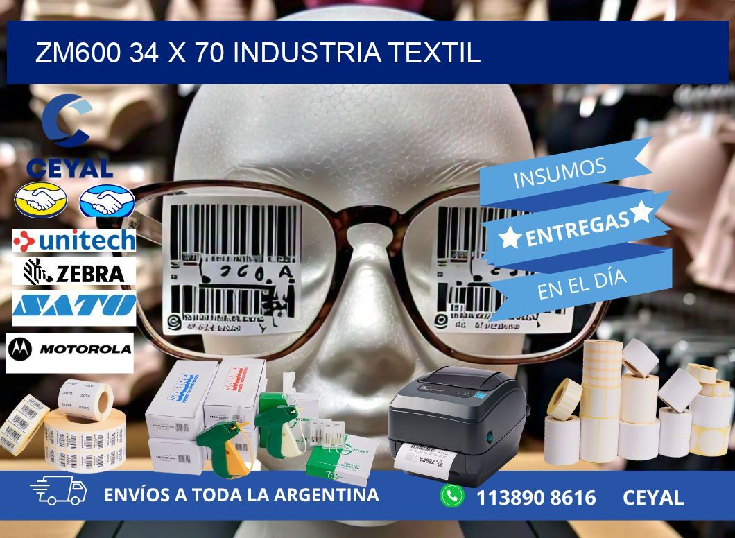 ZM600 34 x 70 INDUSTRIA TEXTIL
