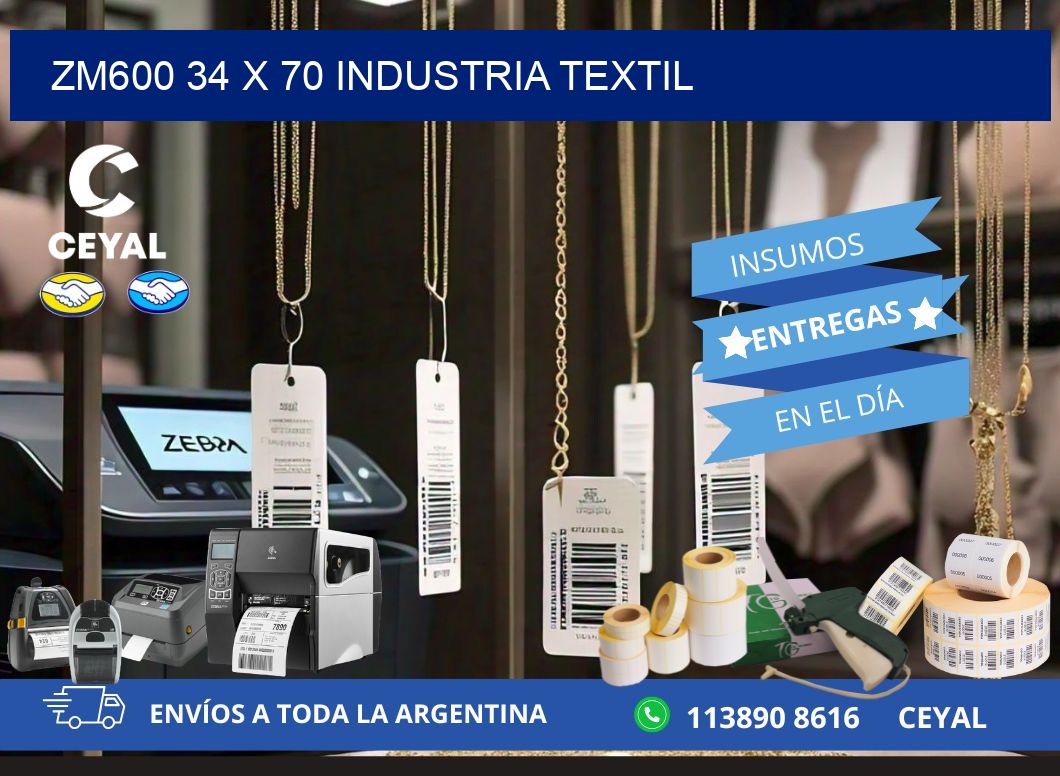 ZM600 34 x 70 INDUSTRIA TEXTIL