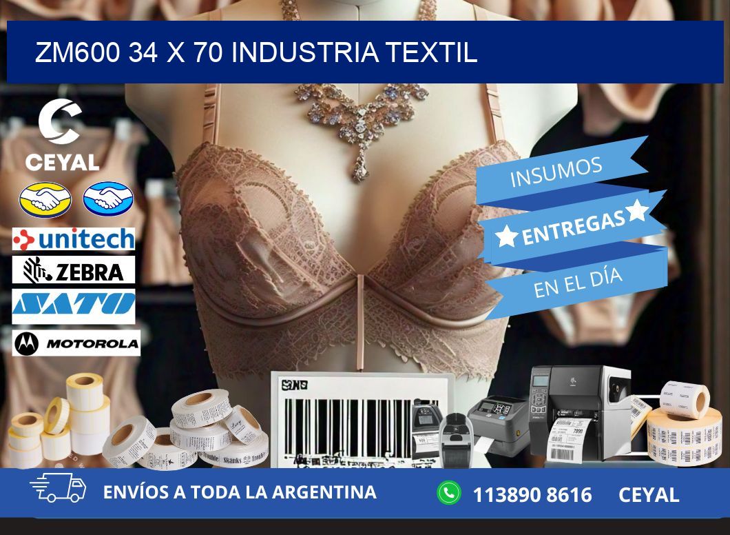 ZM600 34 x 70 INDUSTRIA TEXTIL