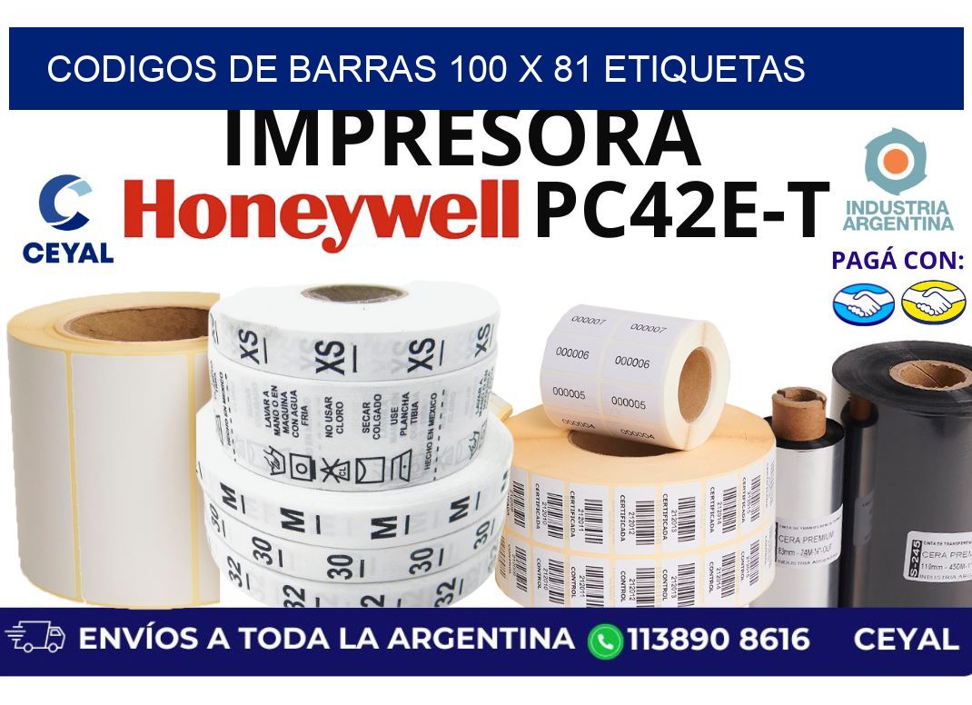 codigos de barras 100 x 81 etiquetas