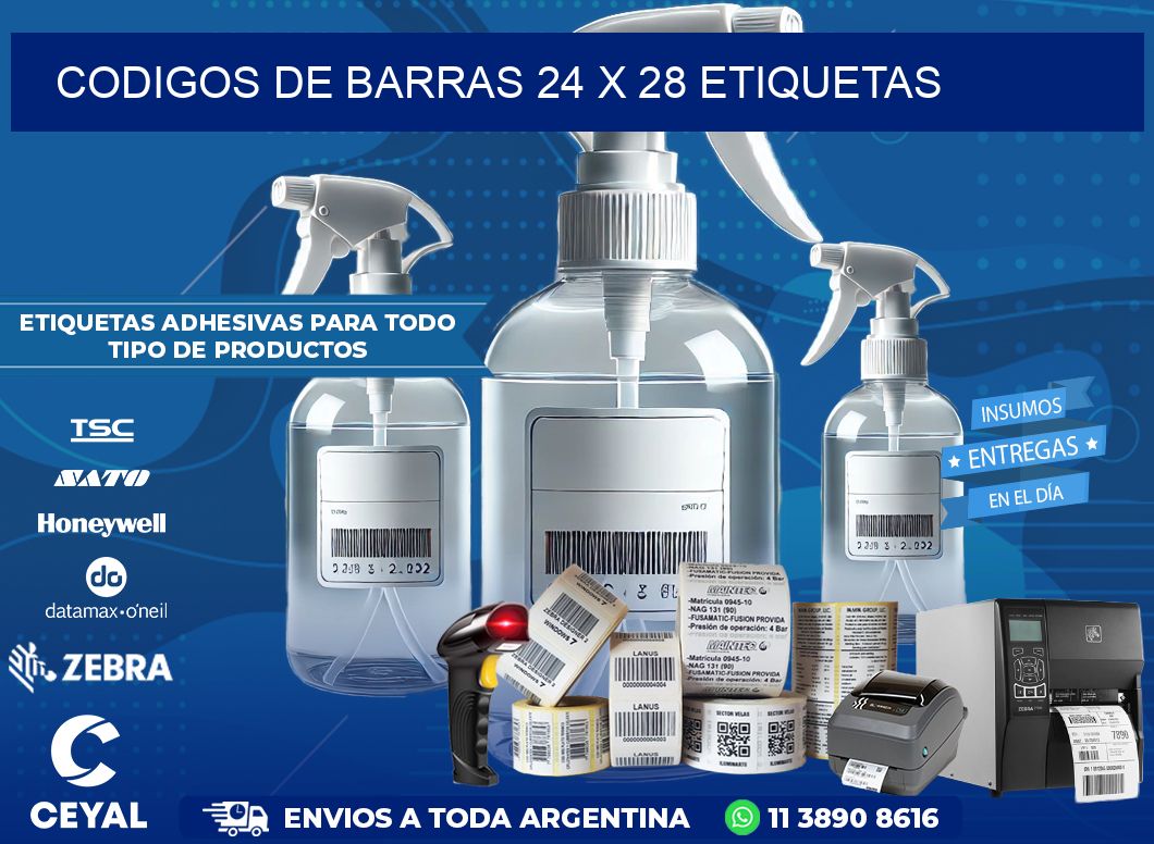 codigos de barras 24 x 28 etiquetas