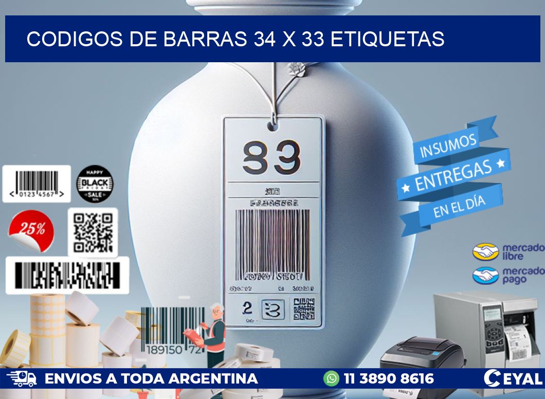 codigos de barras 34 x 33 etiquetas