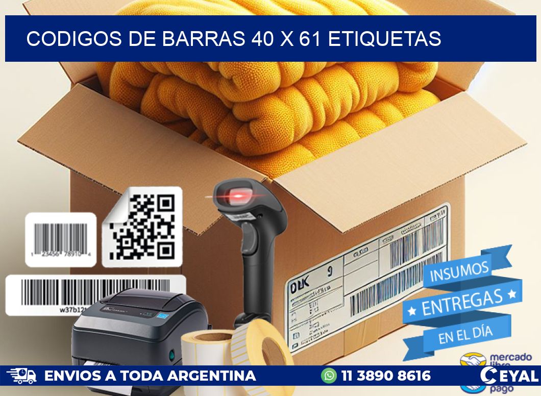 codigos de barras 40 x 61 etiquetas
