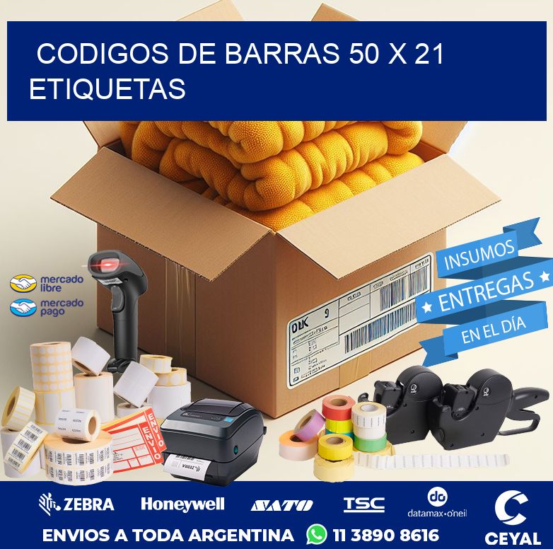 codigos de barras 50 x 21 etiquetas