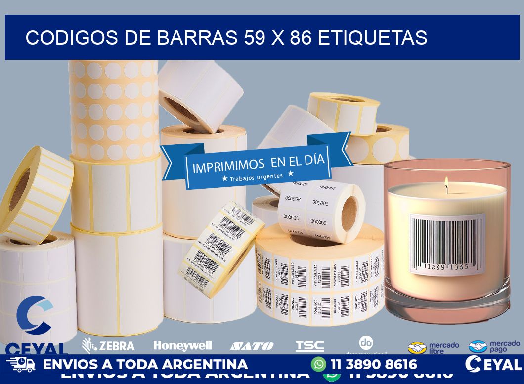codigos de barras 59 x 86 etiquetas