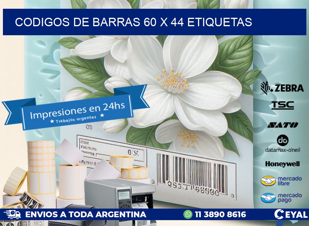 codigos de barras 60 x 44 etiquetas