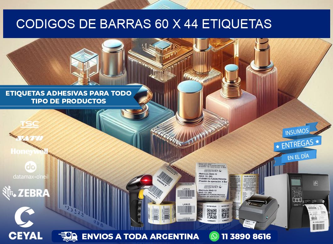 codigos de barras 60 x 44 etiquetas