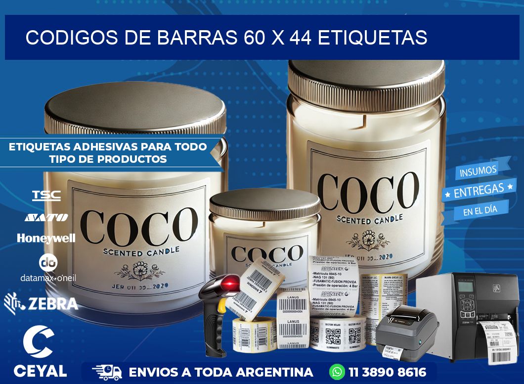 codigos de barras 60 x 44 etiquetas