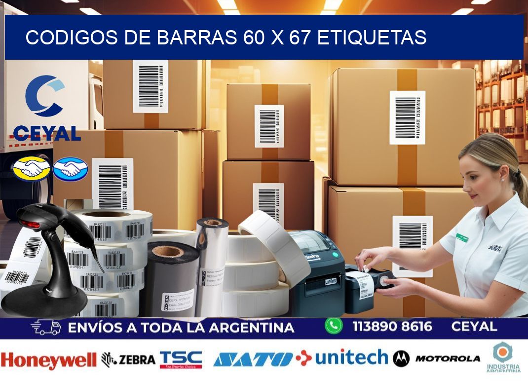 codigos de barras 60 x 67 etiquetas