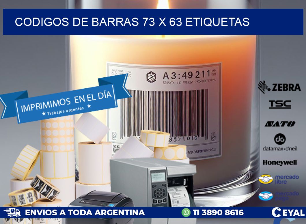 codigos de barras 73 x 63 etiquetas