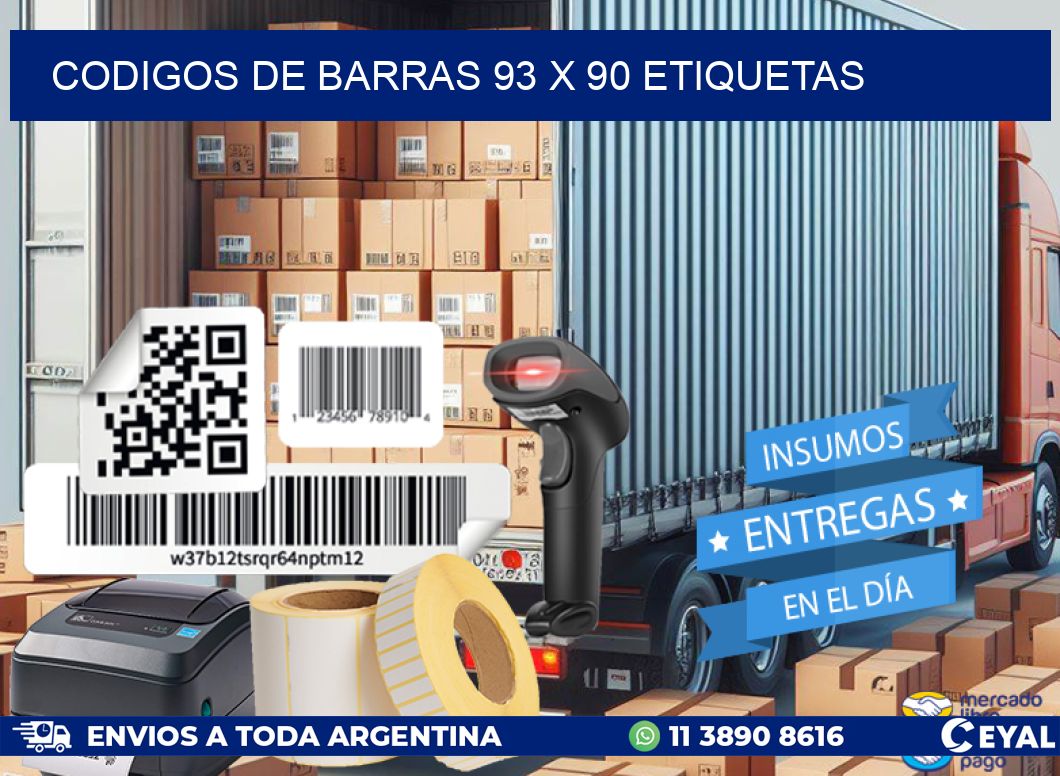 codigos de barras 93 x 90 etiquetas