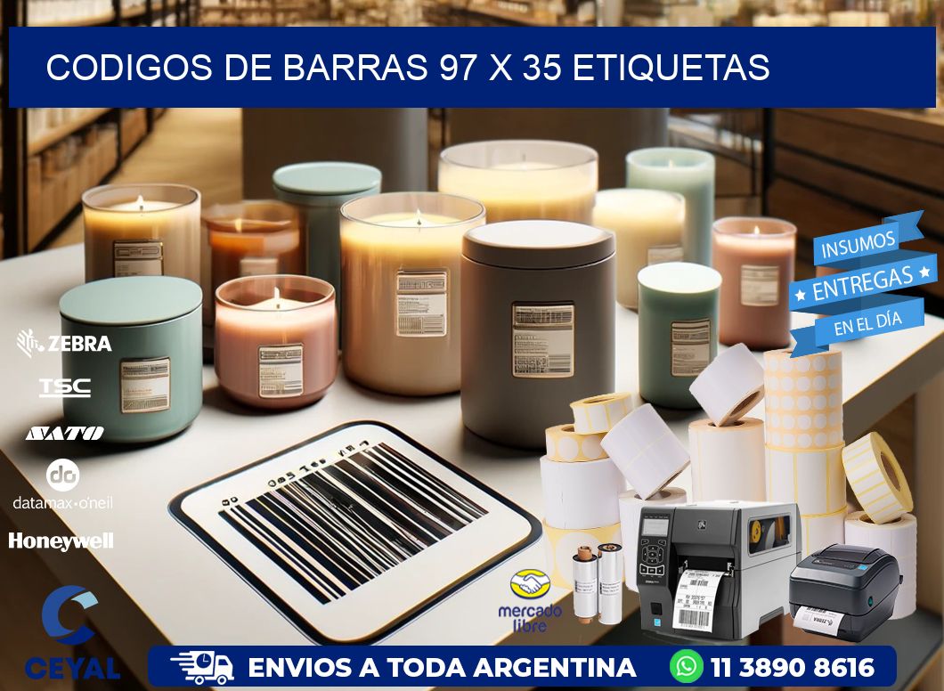 codigos de barras 97 x 35 etiquetas