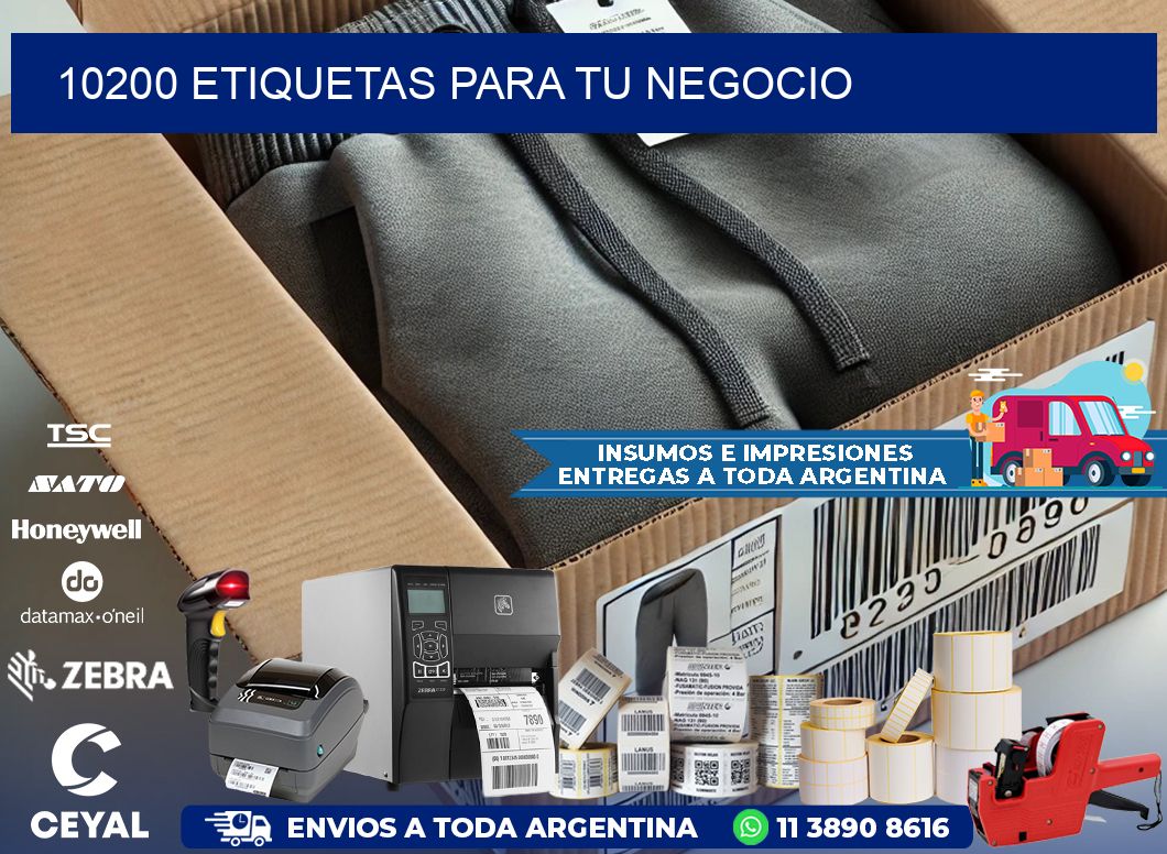 10200 etiquetas para tu negocio