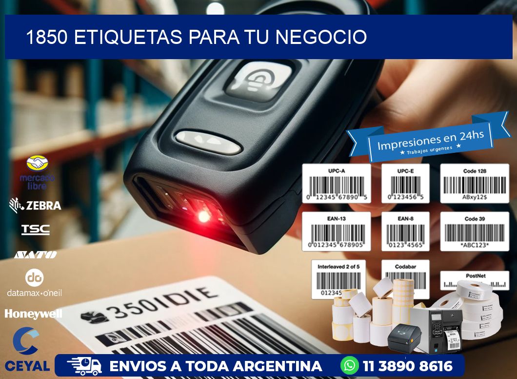 1850 etiquetas para tu negocio