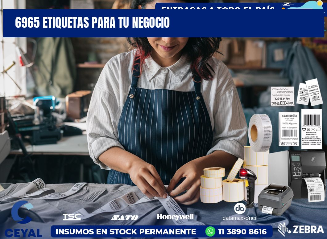 6965 etiquetas para tu negocio