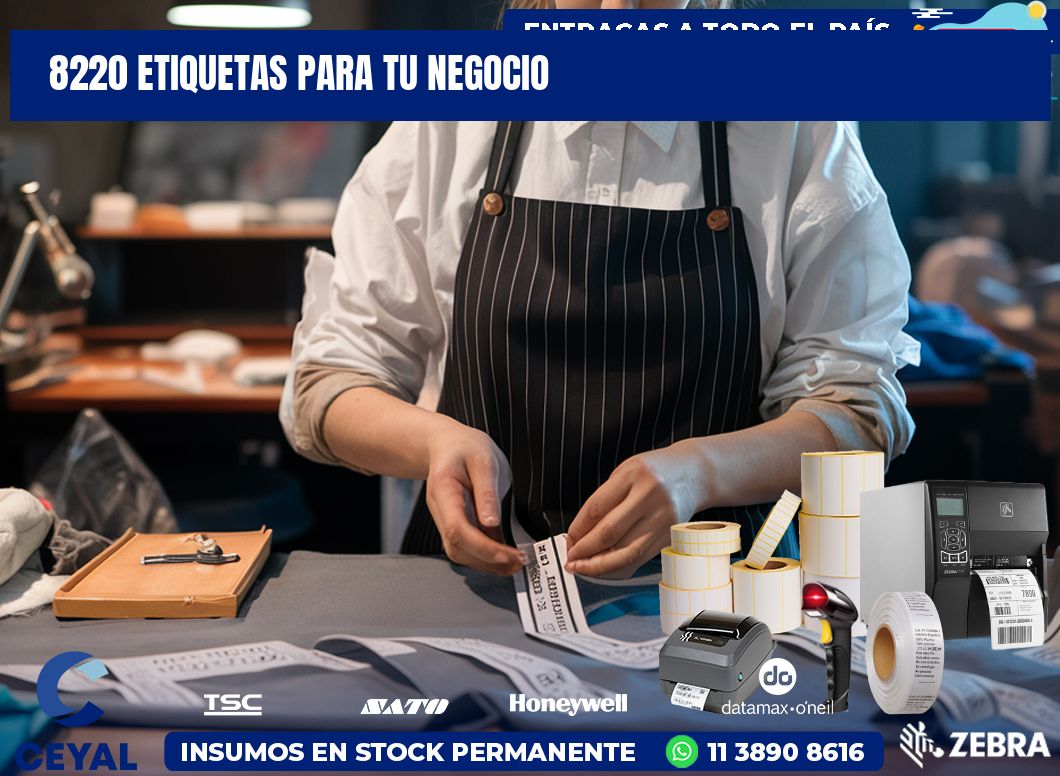 8220 etiquetas para tu negocio